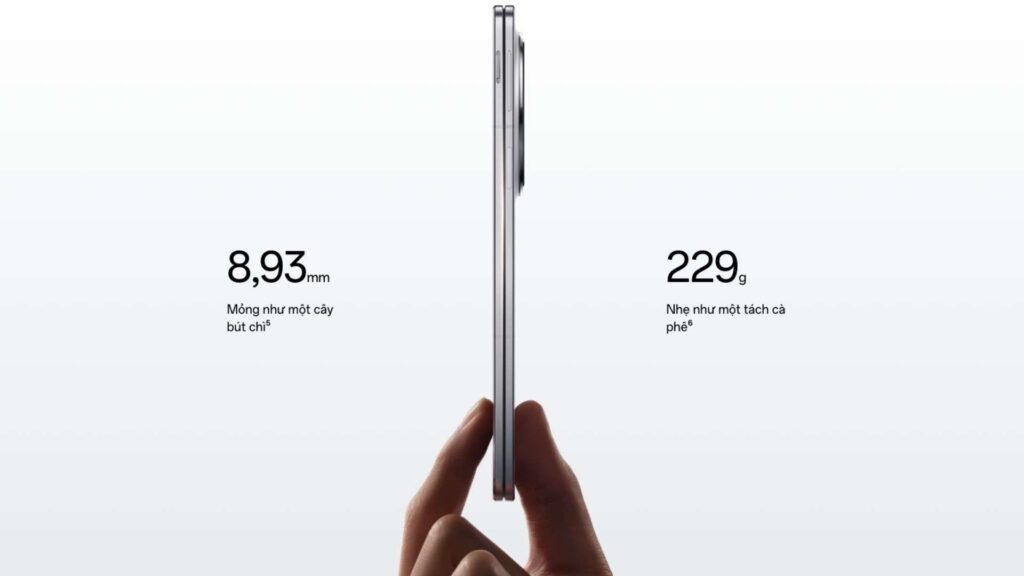 Oppo Find N5 thiết kế siêu mỏng